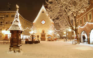 winter wonderland Agtergrond — Winters Estetika Muurpapier