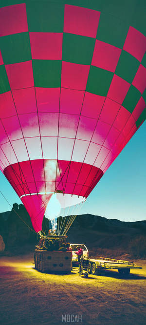 Kappadosië Enkelballon Nabyfoto — 20:9 Muurpapier