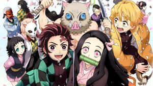 Demon Slayer Seisoen 2 — Rui Demon Slayer Muurpapier