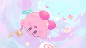 Kawaii Aestetiese Kirby Videospeletjie