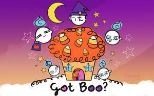 Kawaii Halloween Spoke — Kawaii halloween Muurpapier