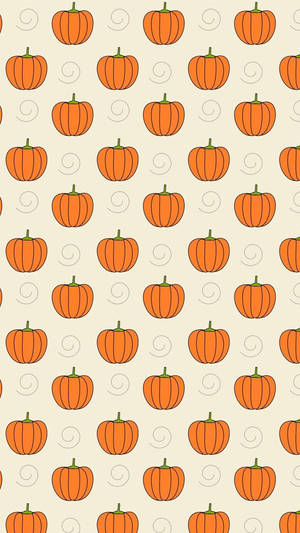 Kawaii Halloween Pampoene — Kawaii halloween Muurpapier