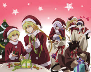 Kersfees Anime Profielfoto van Pandora Hearts — Anime kersfees Muurpapier