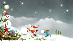 Kersfees buitenblad winter wonderland agtergrond — Kersfees lessenaar Muurpapier