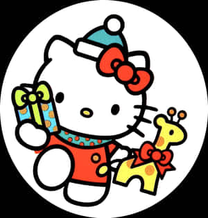 Kersfees Hello Kitty Sanrio PFP — Halloween kitty estetiese Muurpapier