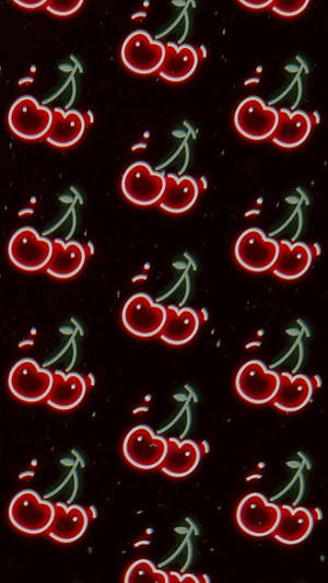Kersie Trippy Estetika — Trippige estetiek Muurpapier