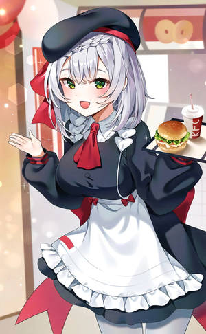 KFC Noelle Fan Kuns muurpapier. — Redmi Pad 2 9.7 Muurpapier