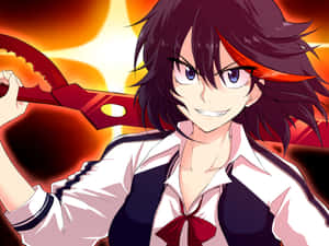 Kill La Kill prente — Anime lessenaar Muurpapier