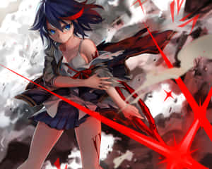 Kill La Kill prente — Anime lessenaar Muurpapier