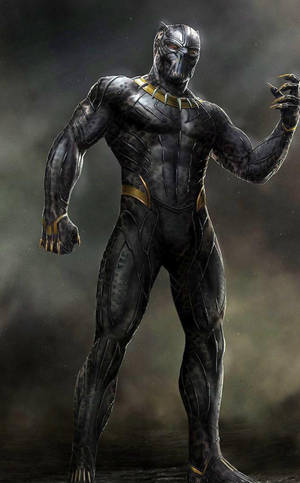 Killmonger Digitale Illustrasie agtergrond — Redmi Pad 2 Muurpapier