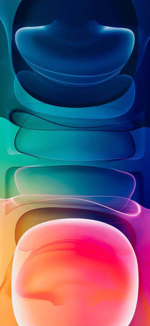 Kleurige klont iPhone 12-agtergrond — iPhone 12 Muurpapier