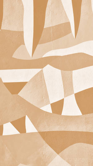 Roomkleurige Estetiese Abstrakte Skildery — Room Estetika Muurpapier