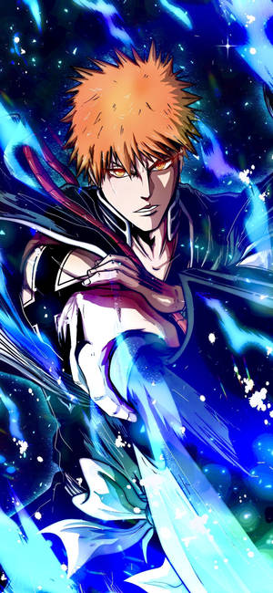 Koel Anime Foongraad Ichigo Kurosaki — Nothing Phone (2) Muurpapier