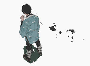 Koel Demon Slayer Tanjiro Kamado — Cool Demon Slayer Muurpapier