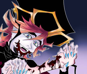 Koel Demon Slayer Beseer — Cool Demon Slayer Muurpapier