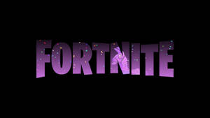 Koel Fortnite-logo-agtergrond