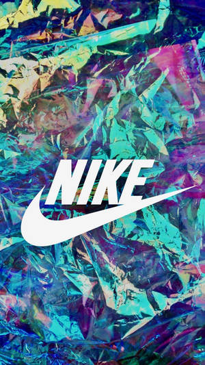 Koel Holografiese Nike-logo — Cool Nike Muurpapier