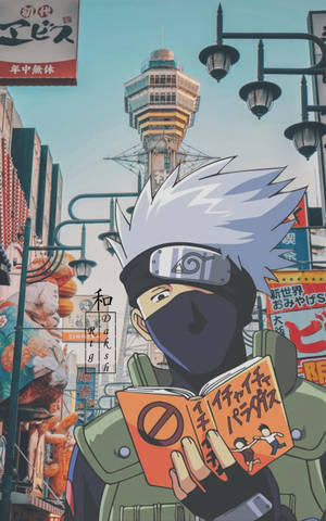 Koel Kakashi as Boekwurm — Xiaomi Pad Mini Muurpapier