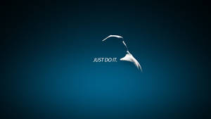 Koel Minimalisties Nike Just Do It — Cool Nike Muurpapier