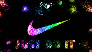 Koel Nike Reënboogrook — Cool Nike Muurpapier