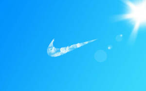 Koel Nike Wolke — Cool Nike Muurpapier