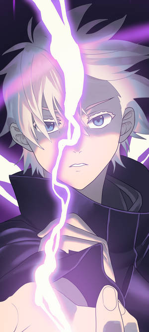 Koel Pers Donder Satoru Gojo Jujutsu Kaisen Foon — OnePlus 11 Muurpapier