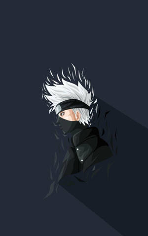 Koel Portretkuns van Kakashi — Xiaomi Pad Mini Muurpapier