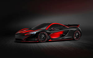 Koel Rooi Swart Grys McLaren P1-motor