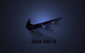Koel Vervaagde Nike Swoosh — Cool Nike Muurpapier