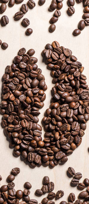 Koffiebone Mozaïek Kuns — Pixel 11 Muurpapier