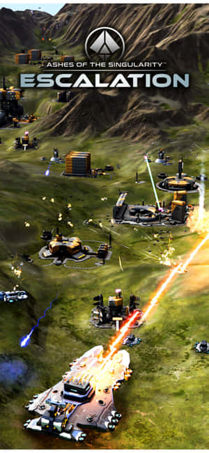 Iphone X Ashes Of The Singularity Escalation Agtergrond — OnePlus 15 Muurpapier