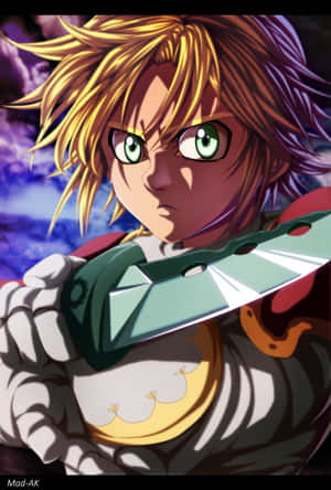 Meliodas prente — Honor MagicPad 3 Muurpapier