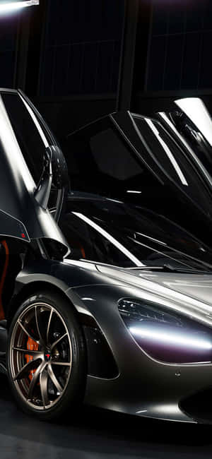 Iphone Xs McLaren 720s Agtergrond — Galaxy S22 Ultra Muurpapier