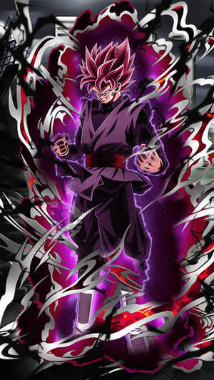 Krag Op Goku Black Iphone — Anime Muurpapier