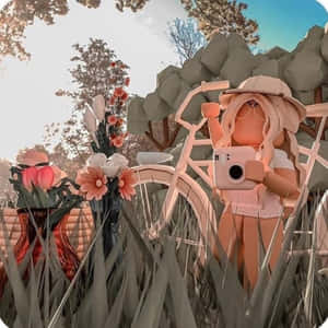 Kreatiewe Estetiese Robloxbou! — Estetiese Roblox Muurpapier