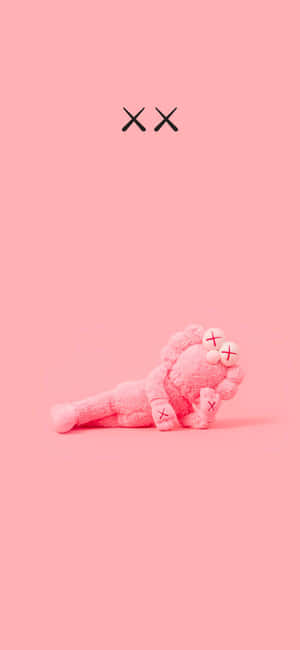 Kaws iPhone — Motorola Edge 70 Fusion Muurpapier