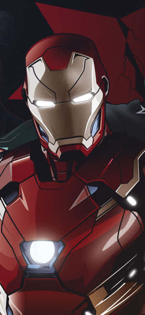 Iron Man iPhone X — Motorola Edge (2026) Muurpapier