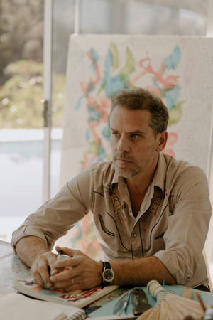 Kunstenaar Hunter Biden — Huawei MatePad Air (2025) Muurpapier