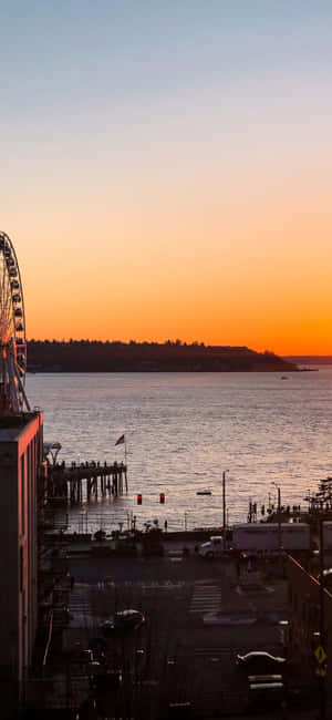 Iphone X Seattle Agtergrond — Pixel 11 Pro XL Muurpapier