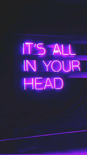 Neon-estetika prente — Neon Muurpapier