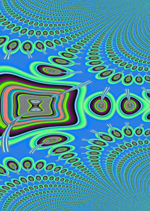 Trippige Blou — IQOO Pad5c Muurpapier