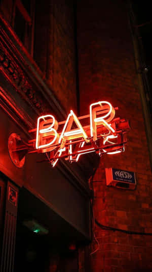 Neon Rooi Estetika — Neon Rooi Estetiek Muurpapier