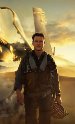 Top Gun Agtergrond — Realme Pad 2 Muurpapier