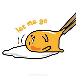Gudetama-estetika — Oulik anime GIF Muurpapier