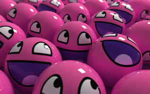 Laat 'n glimlag op jou gesig verskyn met Kawaii Pienk — Kawaii pienk Muurpapier