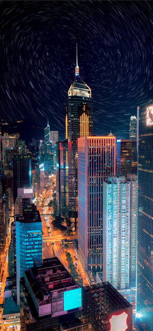 Langblootstelling Skoot Van New York iPhone — Galaxy S25 Muurpapier