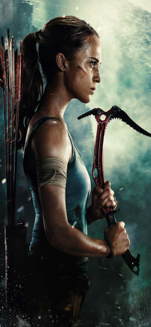 Iphone Xs Max Rise Of The Tomb Raider Agtergrond — iPhone Air Muurpapier