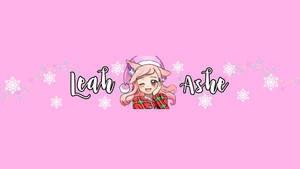 Leah Ashe — Pienk Kawaii Muurpapier