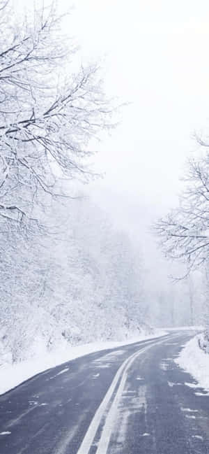Iphone Xs Max Winter Agtergrond — Moto G47 Muurpapier