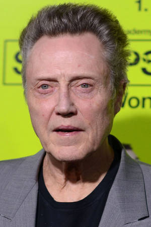 Legendariese Akteur Christopher Walken tydens 'n Rolprentverfilming — Huawei MatePad Edge Muurpapier